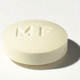 A pill of mifepristone, also called RU-486.